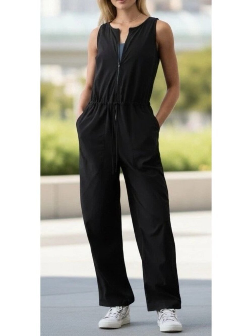 NWT Athleta Flex Jumpsuit in Black, Size XS